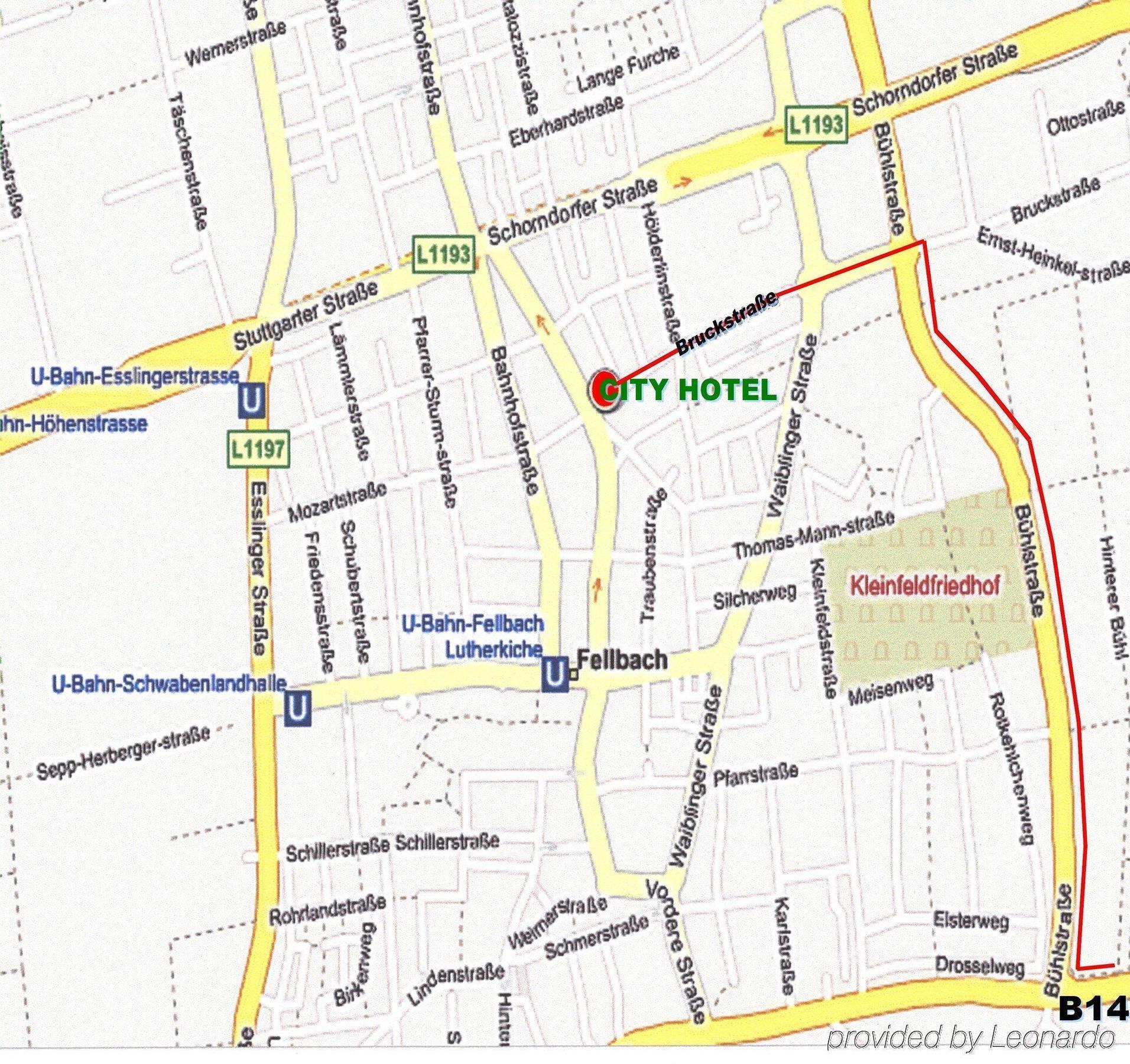 City Hotel Fellbach 24H Check-In Экстерьер фото